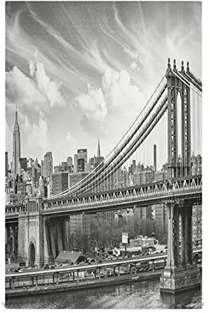 Mnsruu Manhattan New York City Vintage Küchentücher, Geschirrtuch, Geschirrtuch, Geschirrtuch, super saugfähig, weich, 71 x 46 cm, 1 Stück
