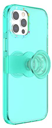 PopSockets iPhone 12 Pro Max Case with Phone Grip and Slide, Phone Case for iPhone 12 Pro Max - Spearmint