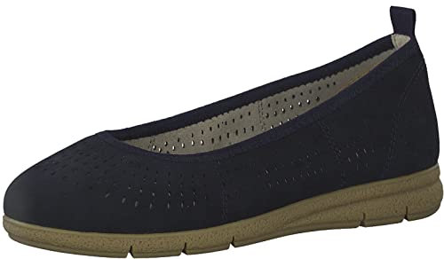 Tamaris Women's 8-8-82101-20-805 Ballet Flat, Navy, 5 UK