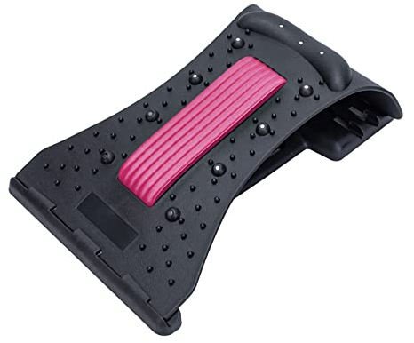 Schwarz und rosa Nackenschmerzen Linderung, Nackenstrecke, Nackenstrecke Einstellbare Magic Cervical Kissen Hals und Schulter Relaxer
