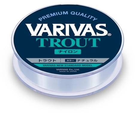 VARIVAS Premium Qualität Ultra Light Angelschnur Nylon Standard Forellen 100 m/Natur