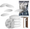 12x Türstopper & Türpuffer weiß - ⌀ 4 cm - Wand & Tür & Toilettendeckel - Stopper als Wandschutz - Gummistopper