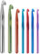 WLLHYF 7-teiliges Häkelnadel-Set mit Aluminiumgriff, Stricknadeln, riesige Metall-Häkelnadeln, klobige Häkelnadeln für arthritische Hände, Stricker-Enthusiasten, Häkelgarn, Basteldecken (Satz 1)
