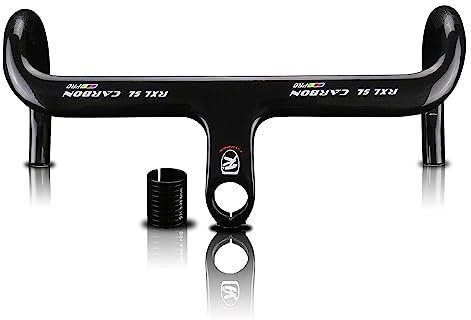 rxl sl integrierter rennradlenker carbon UD glänzend rennrad lenker aero 1-1/8 rennrad lenker aero 31.8mm 420x120mm carbon lenker fahrradlenker rennrad