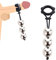 BDSMYEE Pennisring dehnbar Silikon mit metal Balls,Verstellbare Penisringe mit Hodengewicht,Hodenstrecker Ballstretcher,Eichelring für Penisvergrößerung,Sex Spielzeug für die Männer extrem (520g)