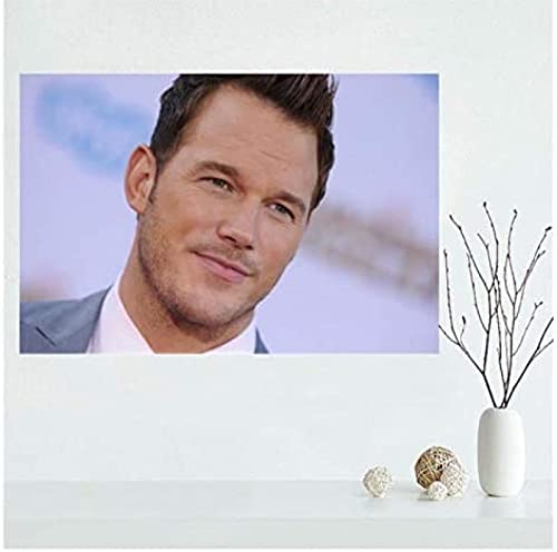 Poster Chris Pratt Filmschauspieler Poster Foto Porträt Bilder Wand Kunst Leinwand Malerei Poster Und Drucke Home Decor 50X70Cm Kein Rahmen