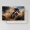 Dekomundo Honda CRF 1100 L Africa Twin Poster Leinwandbild oder Bild mit Rahmen Motor Cross Bike, Leinwandbild, 50x70 cm