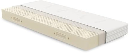 Latexmatratze 100x190 - Domi - H2 - RG60-7 Zonen - 18 cm - Mittelweich - Matratze 100x190