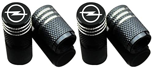 4 Stück Autoreifen-Ventilkappen für Opel Corsa,auslaufsichere Staubdichte und Korrosionsbeständige Ersatzteile Auto-Dekorationszubehör Einfach zu Halten und zu Installieren