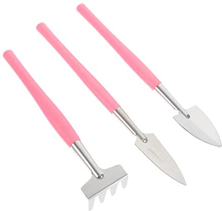 3 Pièces Pelle truelle de Jardin Outils pour Tout-Petits ustensile de Jardinage Ciseaux bêches Meuble du Sol truelles de Jardinage Manuel spatule Ensemble d'outils Acier Inoxydable