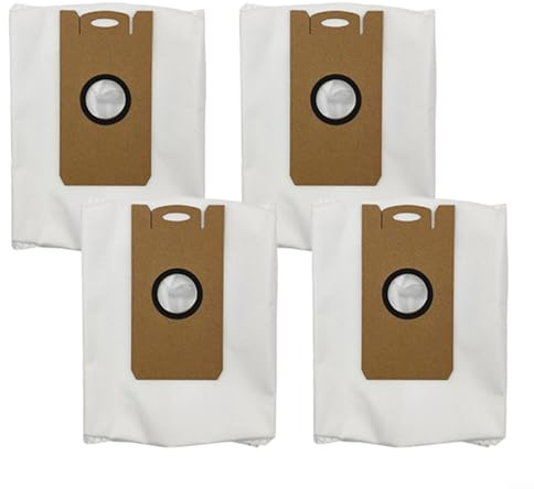 Oniissy Dust Bags Robot Vacuum Cleaner, For Ultenic MC1 Robot Vacuum Cleaner Spare Accessories, Reusable Dust Bag, Sweeper Accessories Dust Bag(4 PACK)