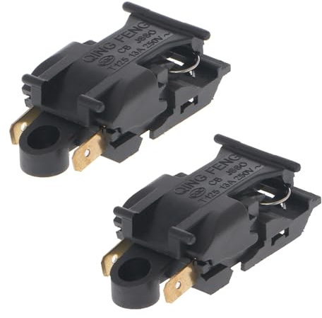 2 PCS Boiler Thermostat Switches Electric Kettle Pressure Jump Switches Thermostat Temperature Control Switches Electric Kettle Switches Thermostat Temperature Control Electric Kettle Power