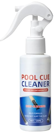 Pool-Queue-Reiniger, Spray, zum Polieren und Aufhellen, Billard-Zubehör, Dekontamination, Fleckenentfernung für Holz oder synthetische Materialien