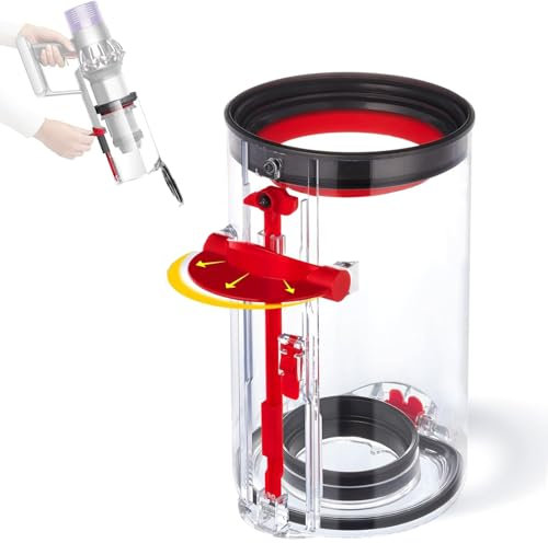 Asdazrxy Behälter für Dyson V10 SV12 Staubbehälter, Ersatzteile Staubbehälter für Dyson V10 SV12 Staubsauger, Ersatz Behälter Teile-Nr. 969509-01