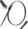 Boltza® Kabelbinder, lösbar, wiederverwendbar, schwarz, 9,0 mm x 500 mm, 10 Stück (10 Stück)