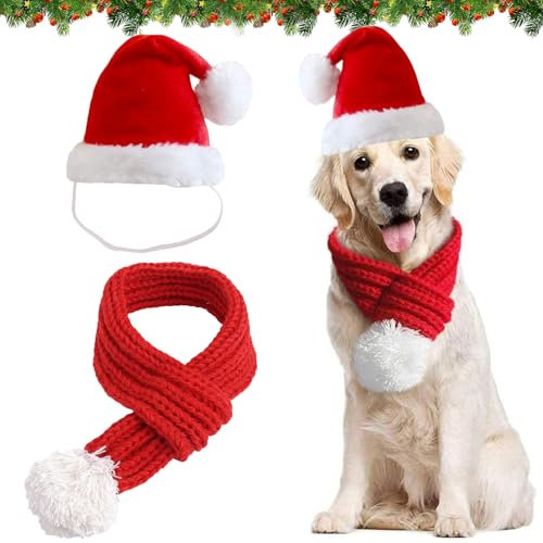 Weihnachtsmütze Hund Klein,Katzen Hunde Weihnachtskostüm,Hunde Weihnachten Schal,Weihnachtsmütze Für Hunde,Weihnachtsmütze Für Katze,Katze Weihnachten Kostüm,Haustier Kleidung Weihnachtsmütze
