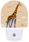 Night Light Plug Into Wall Colorful Giraffe Fans Lovers Nightlight with Auto Dusk to Dawn Sensor LED Night Lamp 0.5W Plug-in Light for Bedroom, Bathroom, Hallway, Stairway