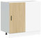 vidaXL Küchenunterschrank Lyon Sonoma-Eiche Holzwerkstoff, Küchenunterschrank, Unterschrank für Küche, Schrank Küche, Küchenzeile, Lagerschrank