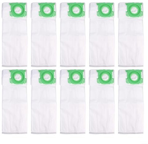 Yuanpgky 10 Stück Staubsaugerbeutel für SEBO Airbelt für K1, K3, Mikrofaser-Fleece-Staubbeutel, effiziente Staubentsorgung, Staubsauger-Ersatz