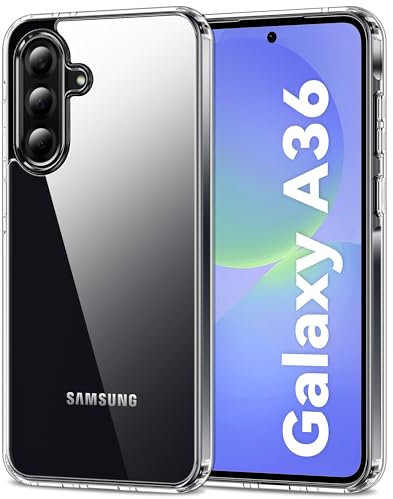 HOOMIL Coque pour Samsung Galaxy A36 5G, Anti-Jaunissement Étui Téléphone Transparente, Housse de Protection Antichoc - Crystal Clear