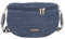 Sac Banane Femme en Paille Tressée - Sac De Plage d’Été avec Bandoulière - Bohème Tendance - Bleu