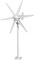 LADECNERHT Generatore Eolico Ad ASSE Orizzontale da 800 W, 12 V/24 V, Regolazione Automatica della velocità del Iniziale Contro di 1 M/S per Elettrodomestici,24V