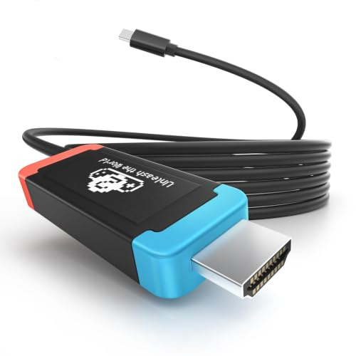 Lemorele USB C to HDMI Cable 2M, 4K@60Hz HDMI,100W PD for Switch 2 | 2.0 HDR Adapter, 3.0 Fast Charging DP Alt Mode, Compatible with Switch, OLED, Steam Deck, Rog Ally