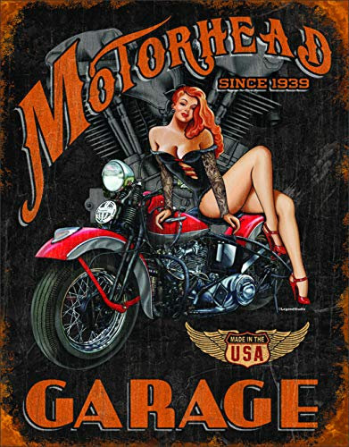 Poster Discount Legends – Motorhead Garage Blechschild, 30,5 x 40,6 cm
