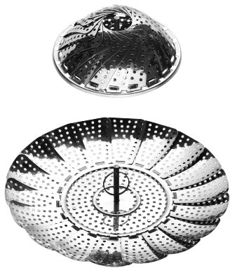 Premier Housewares Cuiseur À Vapeur En Acier Inoxydable - Ø14-24cm,Silver