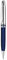 Pelikan elegante Bolígrafo metálico Linea Jazz, clip elástico y mecanismo giratorio, cuerpo azul noche y plata, tinta Pelikan negra - 0F0R58
