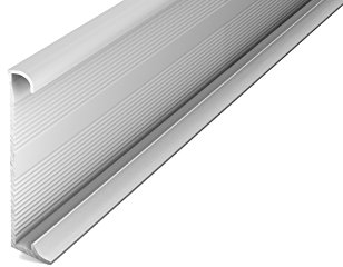 Prinz Aluminium Sockelleiste mit Einschub 379 Silber