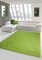 Traum Shaggy Hochflor Langflor Teppich Wohnzimmer Gemustert in Uni Design Grün - Größe 120x170 cm