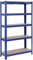 SONGMICS Étagère Charge Lourde Métallique à 5 Niveaux, Planches Réglables en Hauteur, Capacité 650 kg (130 kg/Niveau), 150 x 75 x 30 cm, pour Garage, sous-Sol, Cave, Bleu GLR30Q