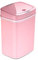Ninestars DZT-12-5PK Bedroom or Bathroom Automatic Touchless Infrared Motion Sensor Trash Can, ABS Plastic (Rectangular, Pink) Trashcan, 3 Gal 1 Count (Pack of 1)