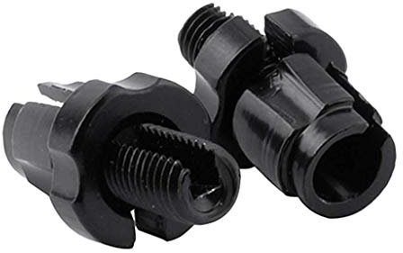 Pack of 2 Universal Black Cable Adjuster M7 Brake Lever Screw Cable Adjusters Aluminum Alloy