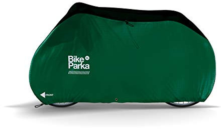 BikeParka XL Waterproof Bicycle Cover (FOREST Green)