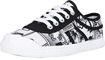 Kawasaki Cartoon Canvas Shoe, Scarpe da Ginnastica Basse Unisex-Adulto, 1002 White, 38 EU