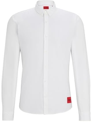 HUGO Ero3-w Chemise, Open White199, XL Homme