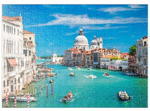 MyPuzzle Canal Grande bei Sonnenschein im Sommer, Venedig, Italien - Premium 200 Teile Puzzle - MyPuzzle Sonderkollektion von Puzzle Galaxy