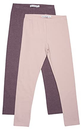 MINYMO Mädchen Leggings Basic Leggings (2-Pack)