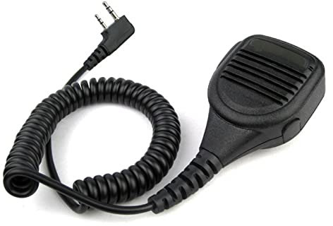 ARSMI Microfono Altoparlante walkie-Talkie PTT. Radio Portatile del Microfono Adatto for Kenwood Microfono walkie-Talkie