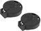 Jufjsfy 2 Pcs CR2450 Coin Cell Button Battery Socket Holder Case 2 Pins Black