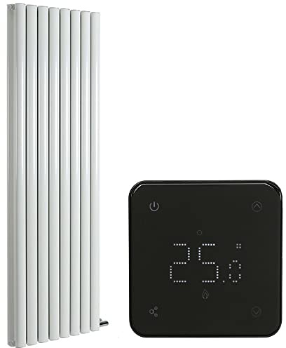 MILANO 2300W White Double Panel Dry Heat Smart Electric Radiator 1784x472mm
