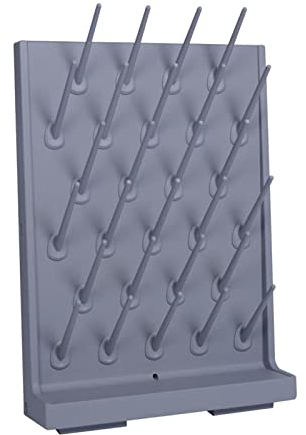 MagiDeal Organizer Holder Detachable Impact Resistance 35 Degree Inclusion Angle Draining Rack Drip Stand for Lab Test Tube Kitchen Beaker Factory
