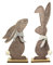 2X großer Aufsteller Hase mit Halstuch | Osterhase Filzhase Ostern | 35x51 cm | Dekofigur Figur Hasenfigur
