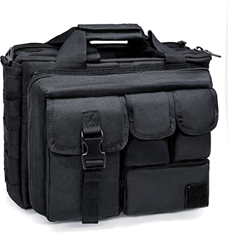 Alephnull Sac pour ordinateur portable et tablette jusqu'à 14 – Sac à bandoulière avec bandoulière pour homme et femme (Noir)