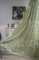 iyoimono Boho Vorhänge 2er Set Grün Ahornblatt Vintage Gardinen Landhausstil Häkeln Stricken Vorhänge,Baumwolle Leinen Quaste Transluzente Gardinen für Küche Wohnzimmer Schlafzimmer,150×160cm