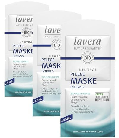 Lavera Neutrale Gesichtsmaske, 10ml (Packung mit 3)