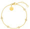 Purelei® Spotlight Armband (Gold) – Elegantes, verspieltes Damen Armband – Edelstahl – Verstellbare Länge 16-19cm – Hawaiianisch inspiriert & wasserfest