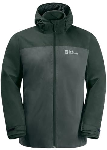 Jack Wolfskin Herren Taubenberg 3in1 Jkt M, Slate Green, M EU